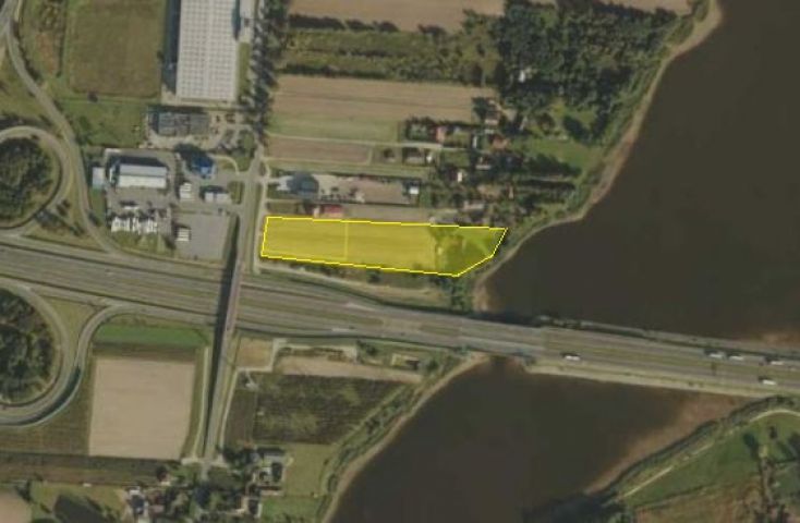 Teren inwestycyjny o pow. 1.64 ha w sąsiedztwie węzła Modła Królewska autostrady A2 - Na sprzedaż  działka inwestycyjna  : Modła Królewska