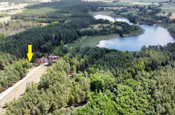 Na sprzedaż działka budowlana w sąsiedztwie lasów i jeziora - Na sprzedaż  działka budowlana  , działka rekreacyjna , domek rekreacyjny : Nykiel