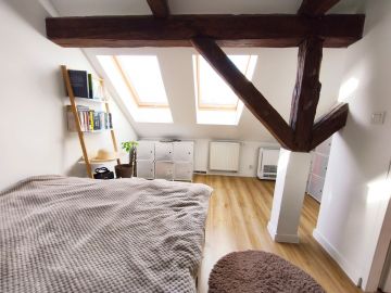 Dwupoziomowe mieszkanie z ogródkiem, Konin-Maliniec - Na sprzedaż  mieszkanie  , dom : Konin