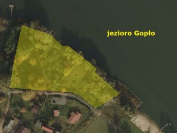 Ośrodek wypoczynkowy bezpośrednio nad jeziorem Gopło - Na sprzedaż  domek rekreacyjny  , działka rekreacyjna : Mielnica Duża
