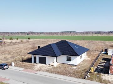Nowoczesny dom w stanie deweloperskim, instalacje pod pompę ciepła i rekuperację - Na sprzedaż  dom  : Kuny