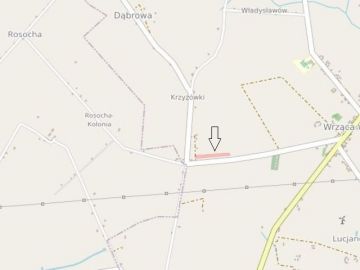 Na sprzedaż grunt rolny klasa RIIIb, RIVa obręb Dąbrowa - Na sprzedaż  działka rolna  : Dąbrowa